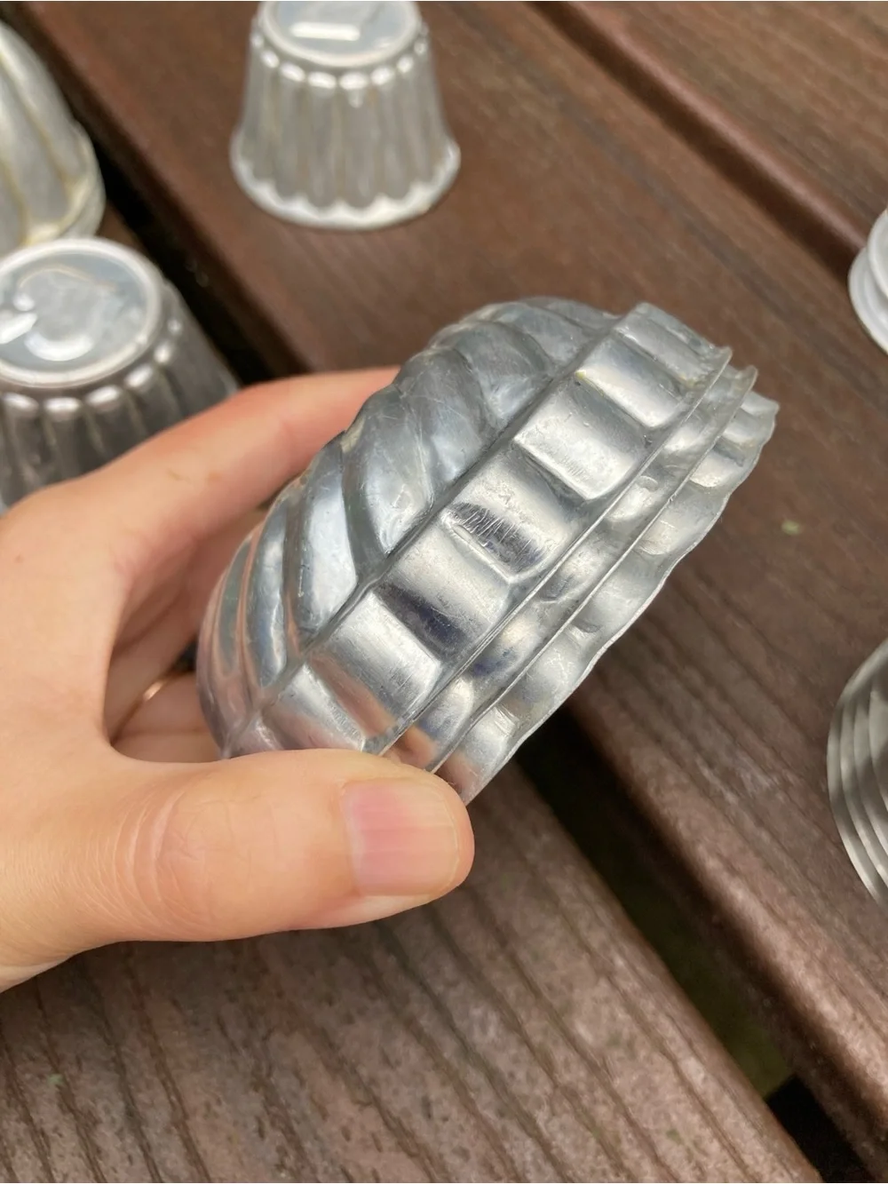 Vintage Aluminum Jello Gelatin Molds Lot of 21 6 Designs JELL-O Retro Kitchen